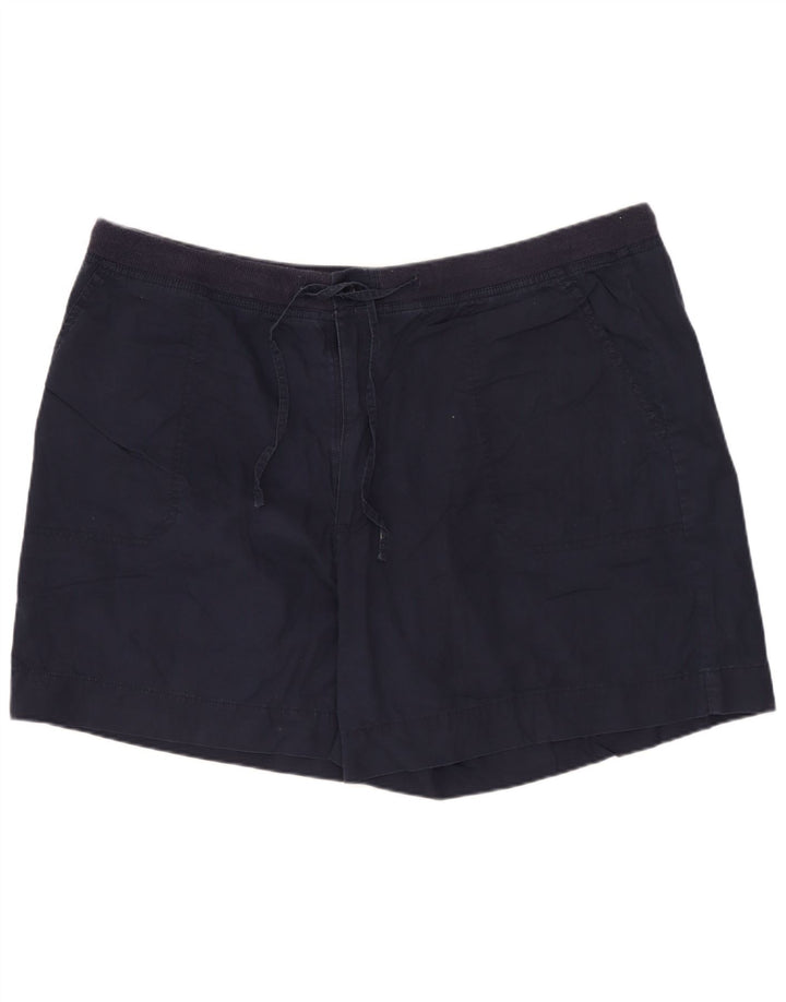 LEE Damen Khakis Chino Shorts US 20 3XL W40 Marineblaue Baumwolle