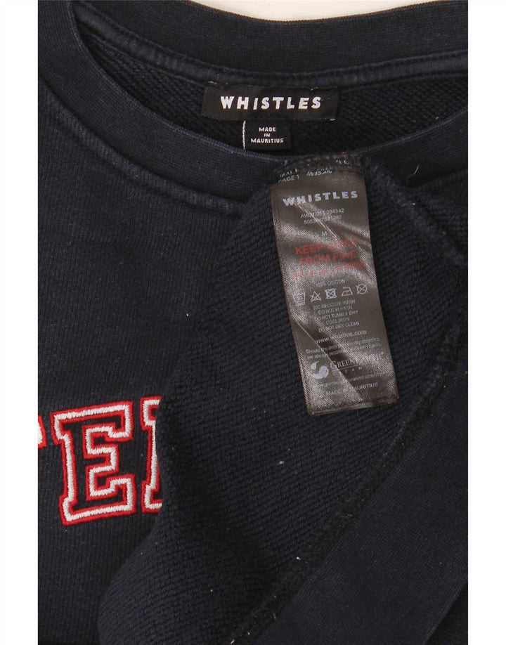 Whistles Damen Weekend Graphic Sweatshirt Pullover UK 14 Medium Marineblau