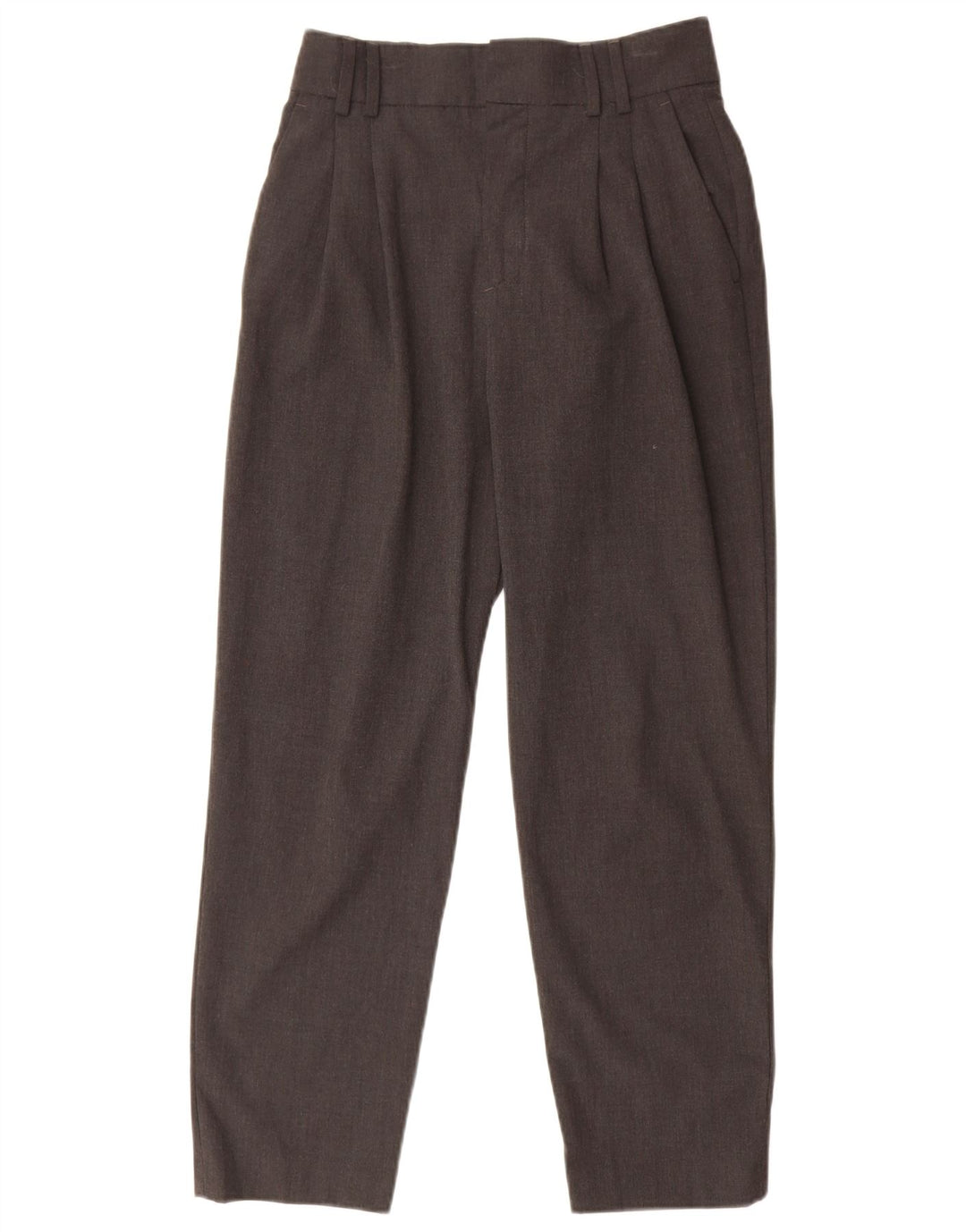 Zara Damen Pegged Chino Hose EU 34 2XS W24 L26 Grau Polyester