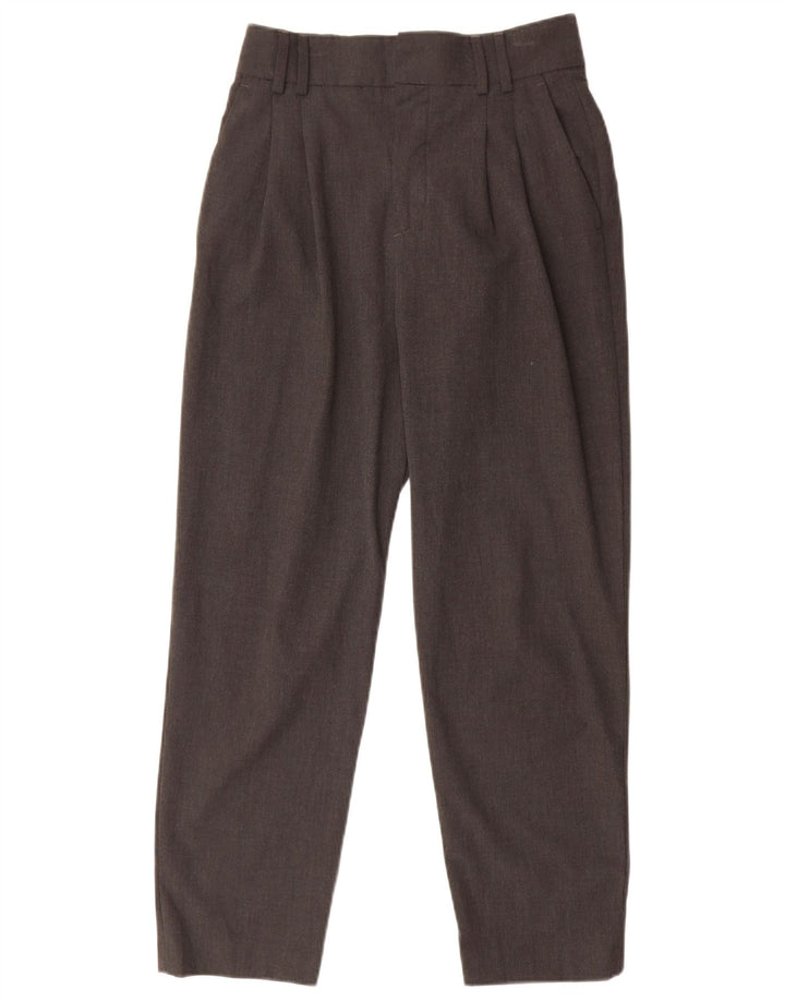 Zara Damen Pegged Chino Hose EU 34 2XS W24 L26 Grau Polyester