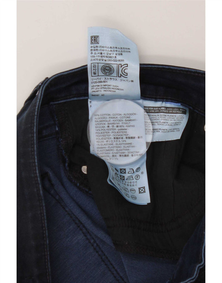 Levi's Damen 712 Slim Jeans W30 L30 Marineblau Baumwolle
