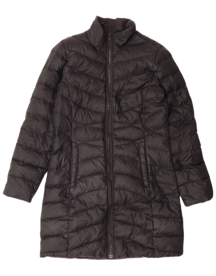 The North Face Damen Reversibler gepolsterter Mantel UK 12 Mittelschwarzes Nylon