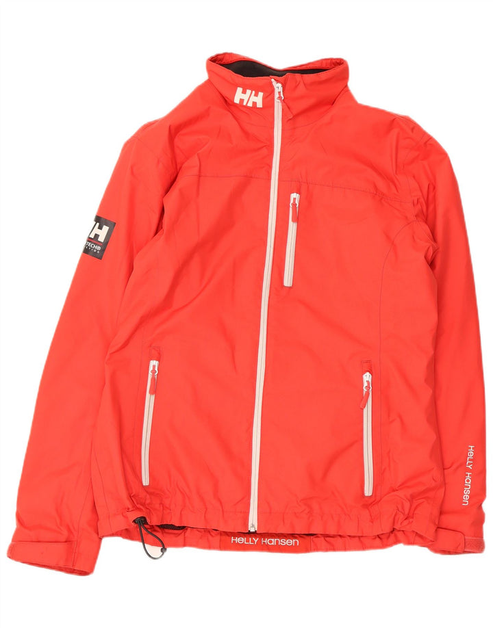 Helly Hansen Jungen-Windbreaker-Jacke mit Grafik, 13–14 Jahre, XL, rotes Polyester