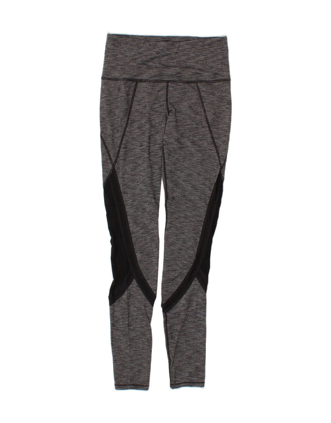 ATHLETA Womens Leggings UK 10 Small  Grey Colourblock Nylon Vintage Athleta and Second-Hand Athleta from Messina Hembry 