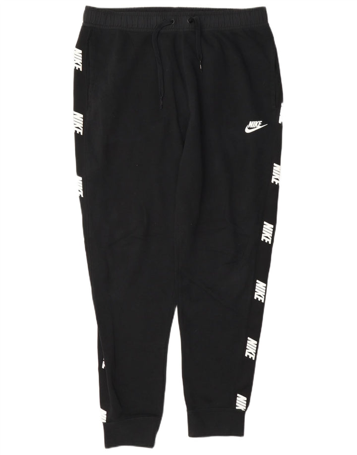 Nike Herren-Trainingshose mit Grafik, mittelschwarz, Baumwolle