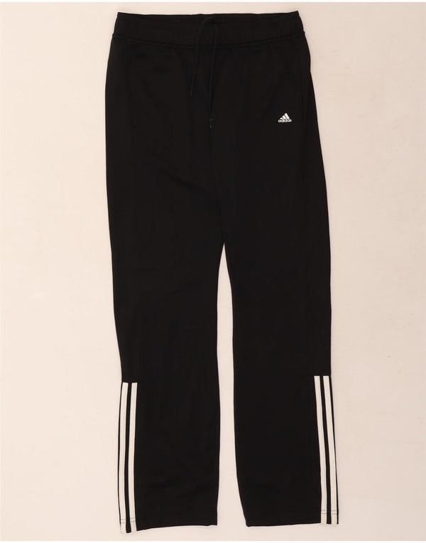 Adidas Damen Trainingshose UK 8/10 Small Schwarz Polyester