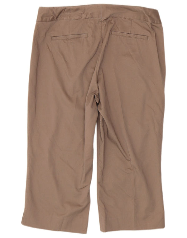 Dockers Damen Caprihose US 12 Large W34 L20 Beige Baumwolle