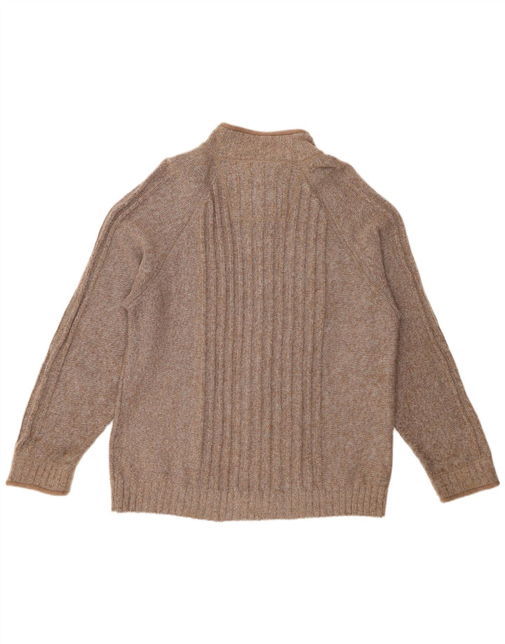 Marks & Spencer Herren Strickjacke XL Braune Wolle