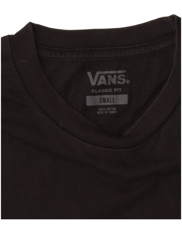 VANS Herren-T-Shirt mit klassischer Passform, Grafik, Größe S, Schwarz, Baumwolle