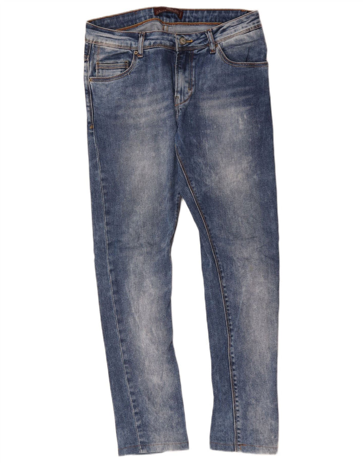 Zara Herren Slim Jeans EU 38 Small W30 L29 Blaue Baumwolle