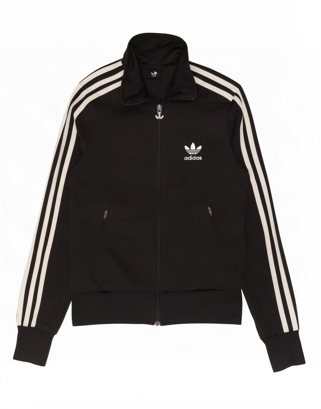 Adidas Damen Graphic Trainingsanzug Top Jacke EU 34 XS Schwarz Polyester
