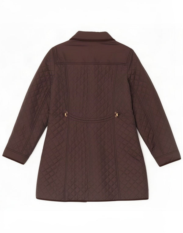 Hobbs Damen Steppjacke UK 12 Mittelbraunes Nylon