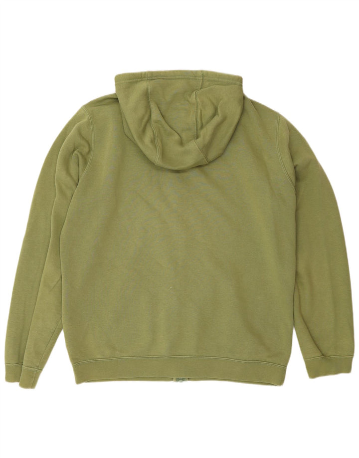 Nike Herren-Kapuzenpullover mit Reißverschluss, mittlere Khaki-Baumwolle