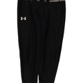 Under Armour Mädchen-Leggings mit Grafik, 11–12 Jahre, Größe L, schwarzes Polyester
