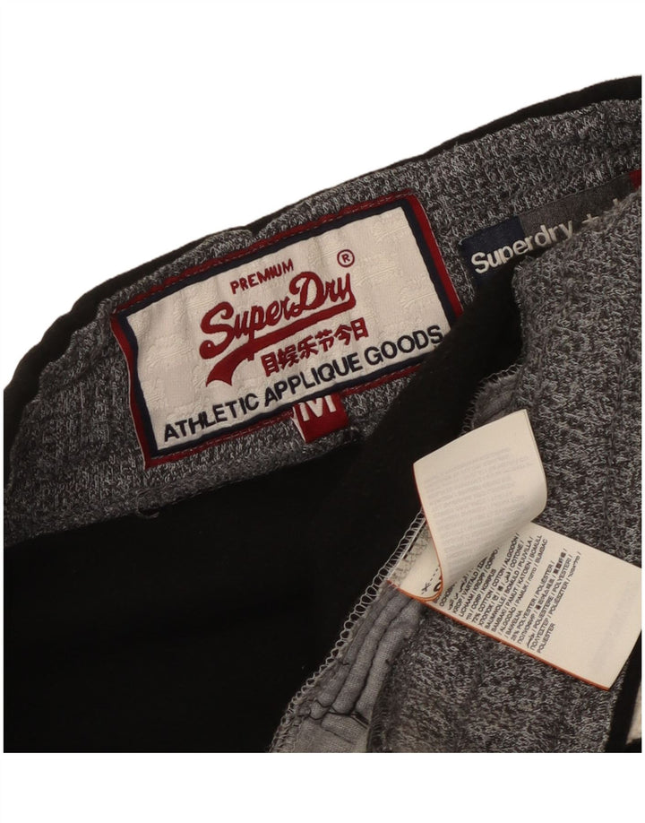 Superdry Herren-Trainingsanzughose mit Grafik, mittelschwarz, Baumwolle