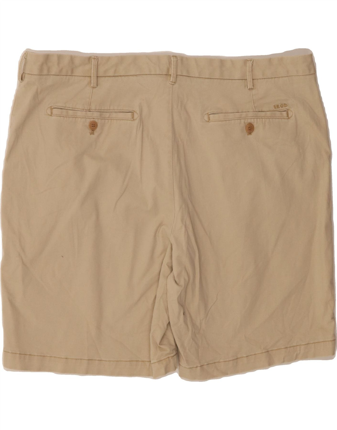 IZOD Mens Chino Shorts W42 2XL Beige Cotton Vintage Izod and Second-Hand Izod from Messina Hembry 