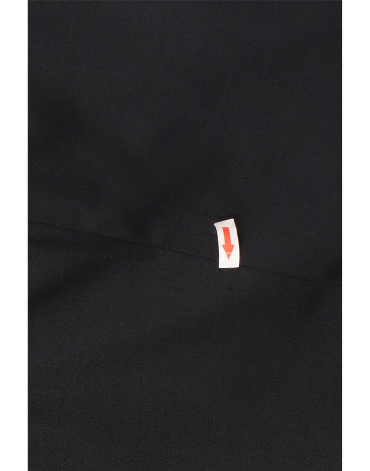 Costume National Herren-Blazer mit 2 Knöpfen, IT 50, große schwarze Wolle