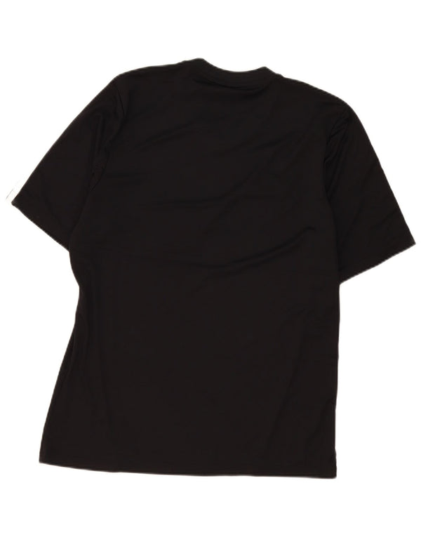 Adidas Herren Climalite T-Shirt Top Large Schwarz Polyester