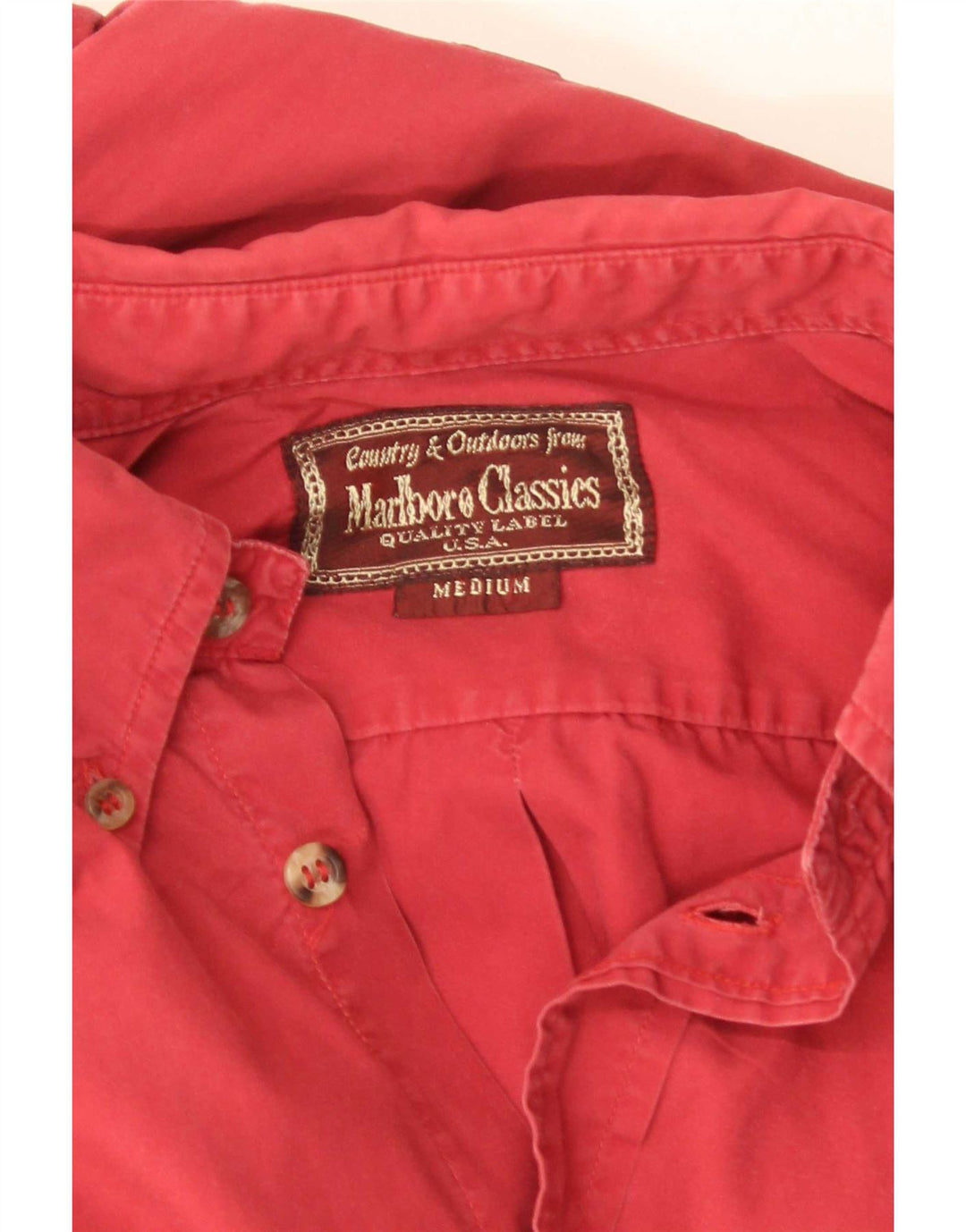Marlboro Classics Herrenhemd Mittelrot