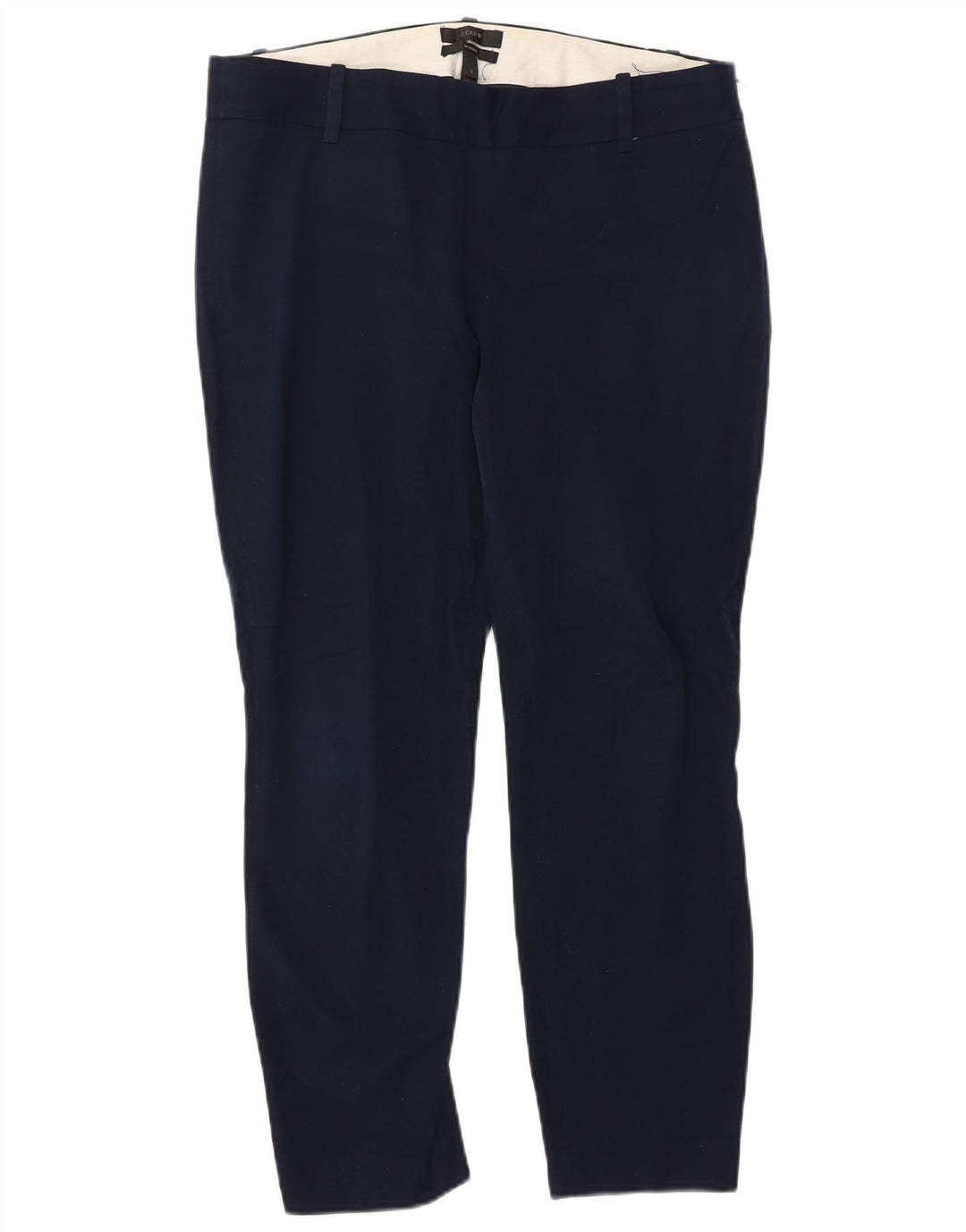 J. CREW Damen Minnie Slim Cropped-Hose US 8 Medium W30 L26 Marineblau