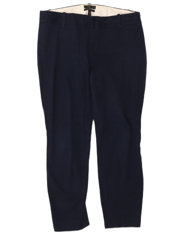 J. CREW Damen Minnie Slim Cropped-Hose US 8 Medium W30 L26 Marineblau