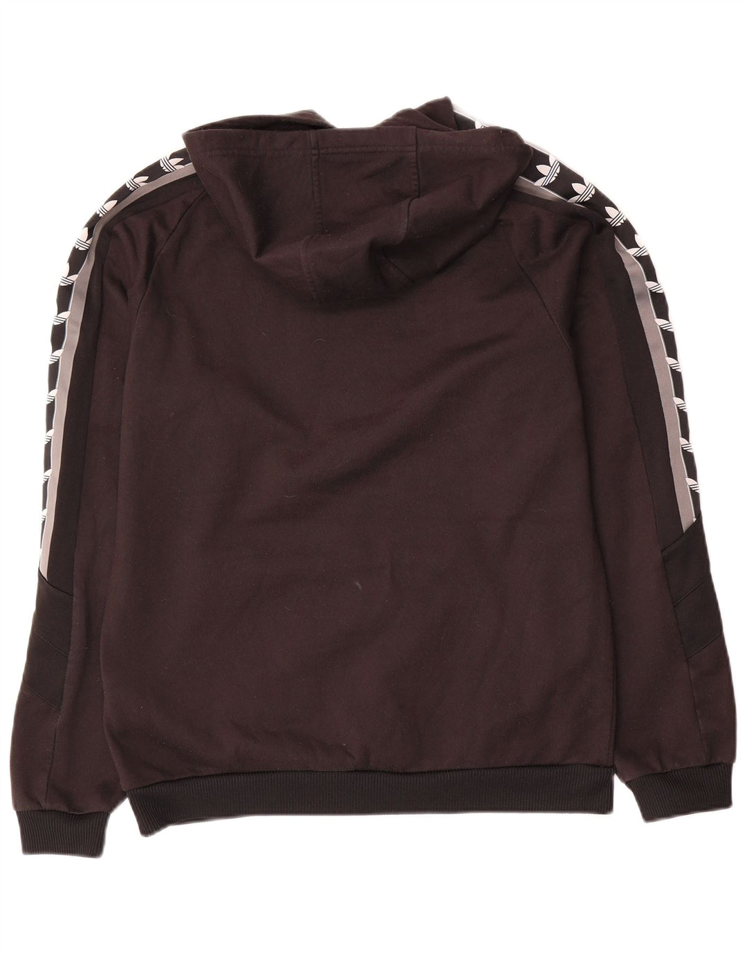 Adidas Herren Graphic Hoodie Pullover Small Schwarz Colourblock Polyester