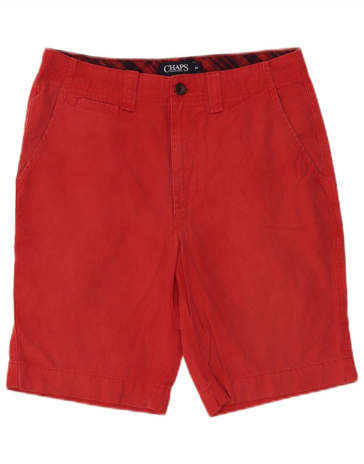 CHAPS Herren Chino-Shorts W30 mittelrote Baumwolle