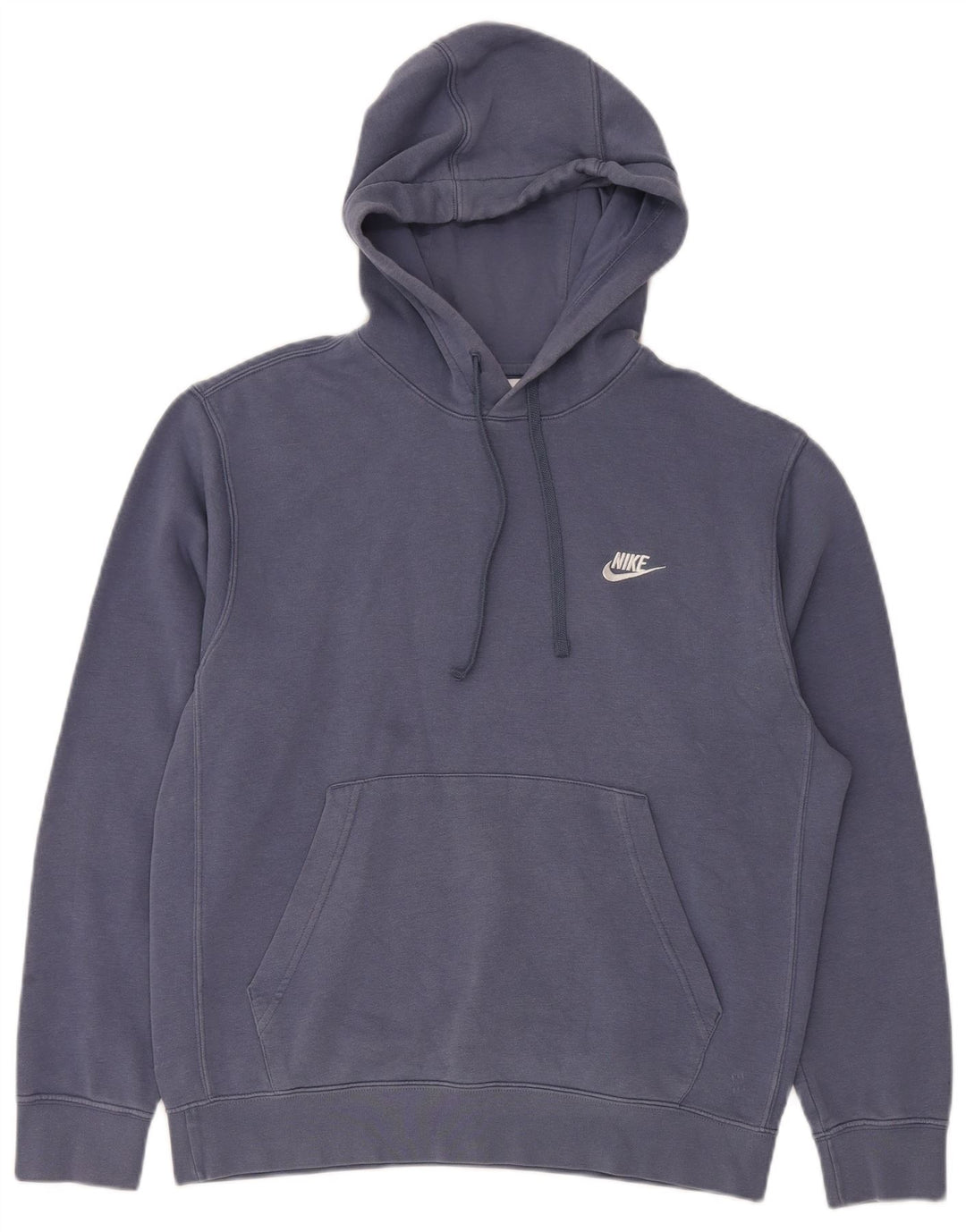 Nike Herren Kapuzenpullover aus mittelblauer Baumwolle