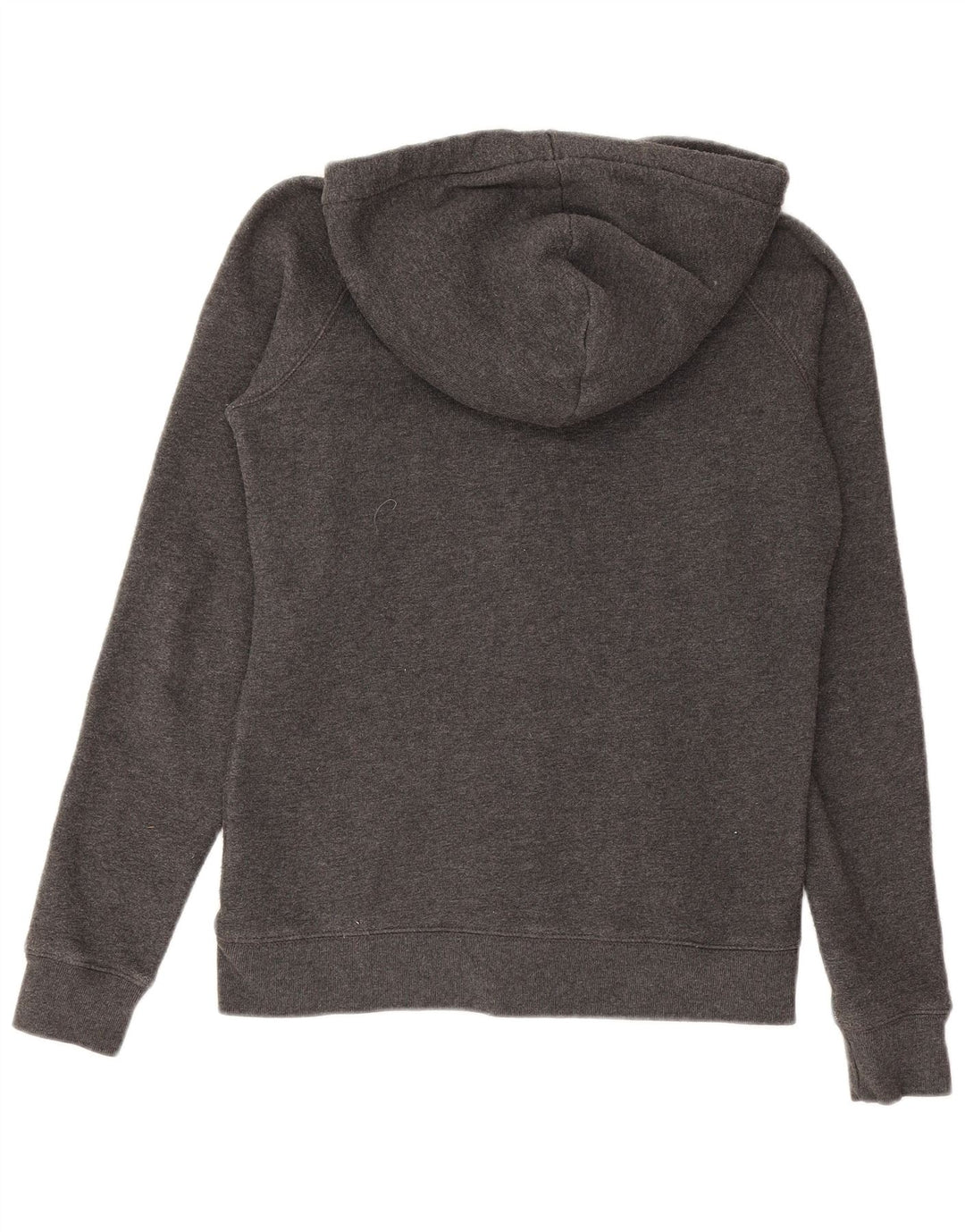 Jack Wills Damen-Kapuzenpullover mit grafischem Reißverschluss, Gr. 10, Größe S, Grau, Polyester