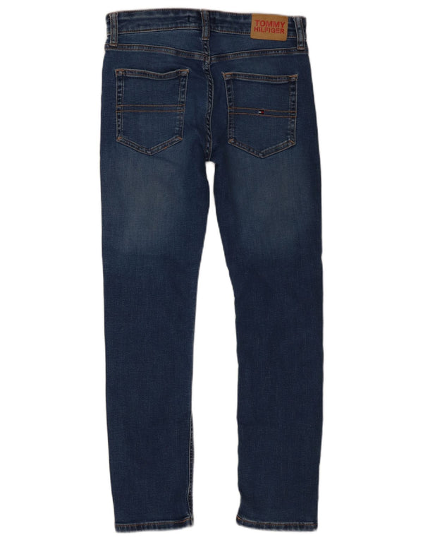 Tommy Hilfiger Slim-Jeans für Jungen, 11–12 Jahre, W28, L26, blaue Baumwolle