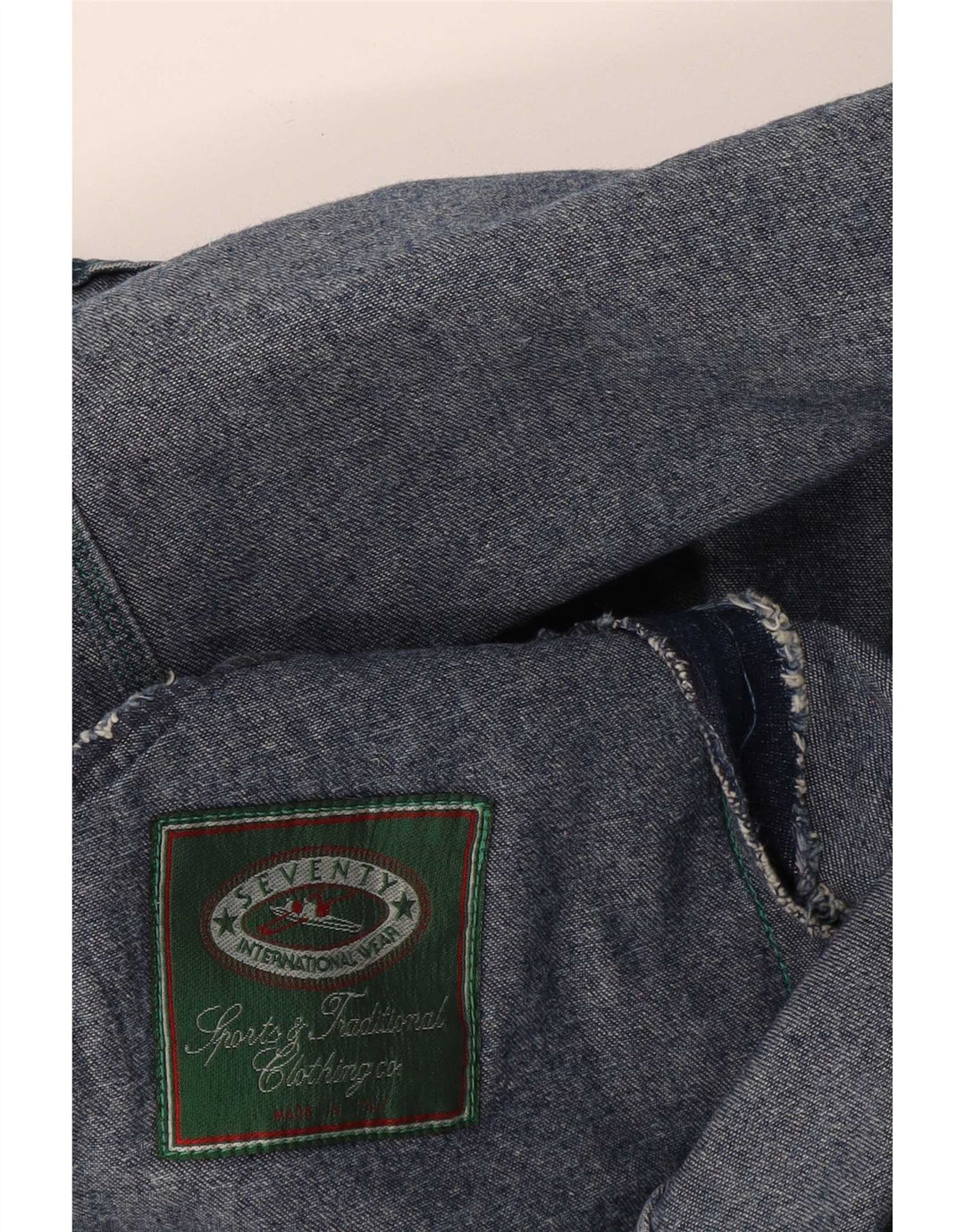 Seventy Herren Jeansjacke UK 40 Large Blau