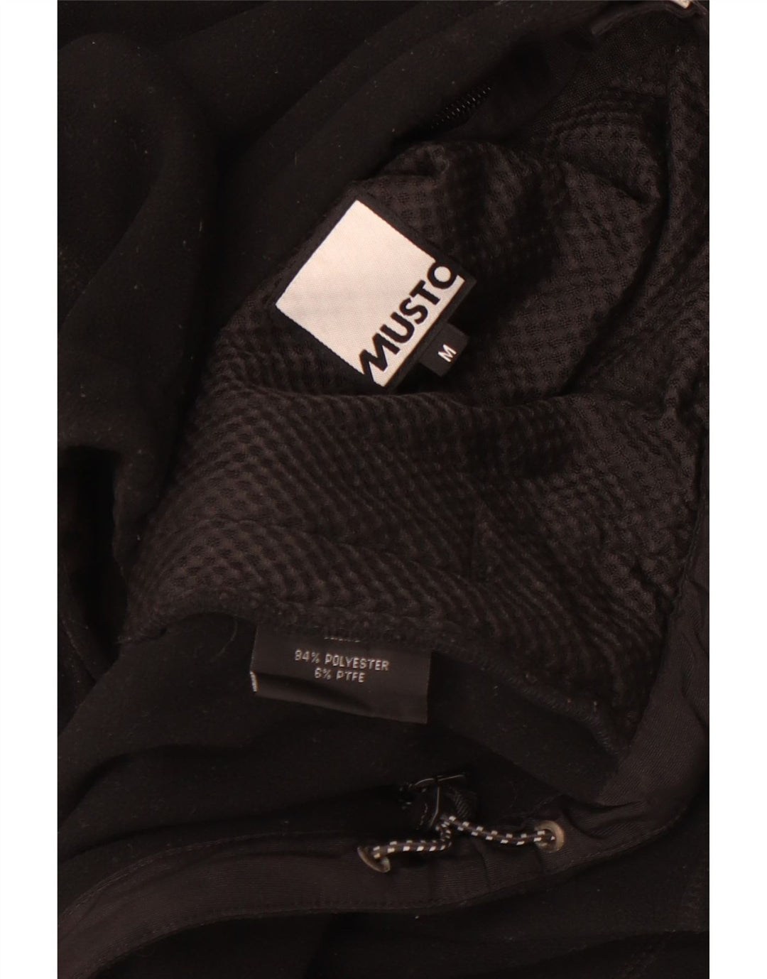 Musto Herren Fleecejacke UK 38 Medium Schwarz Polyester