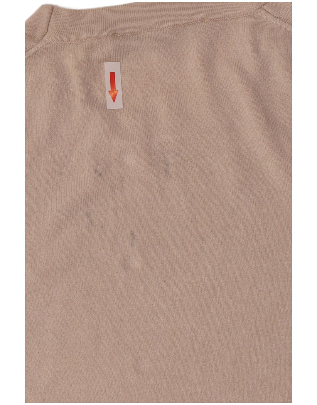 Zara Damen-Pullover mit Rundhalsausschnitt, Größe 44, Beige