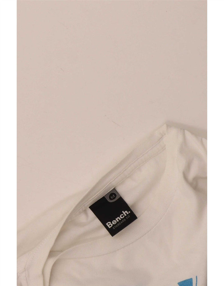 Bench Herren T-Shirt mit Grafik, Mittelweiß
