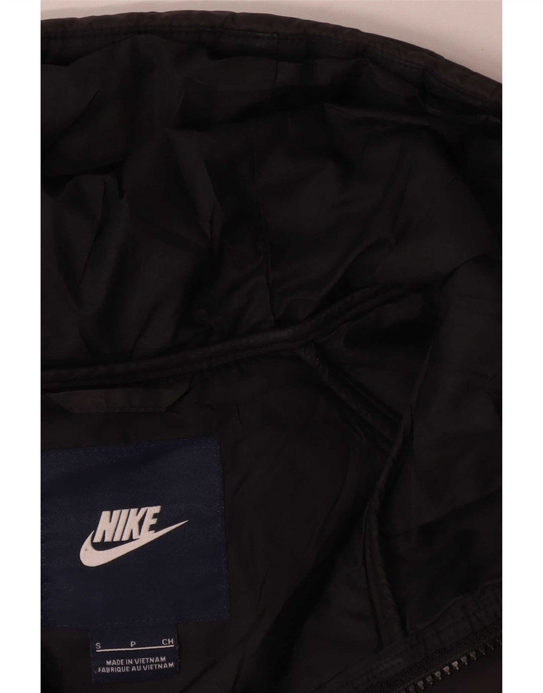 Nike Herren-Kapuzenweste, gepolstert, UK 36, Größe S, Schwarz, Polyester