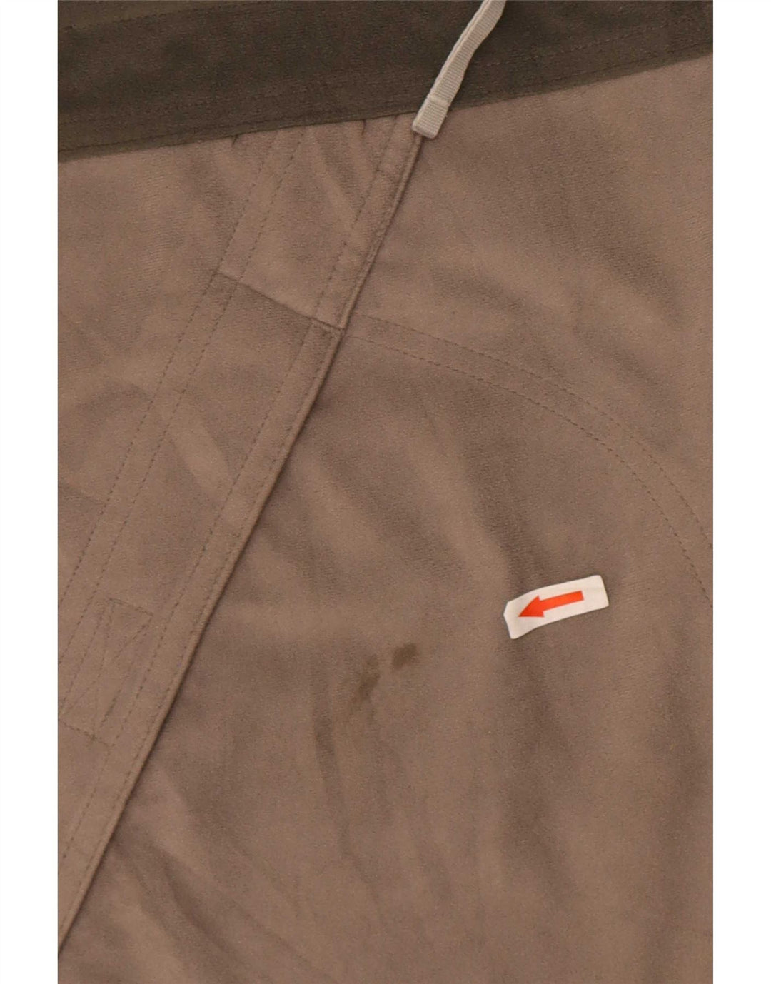 Diadora Herren-Trainingsanzugoberteil, UK-Größe 38, mittelbraunes Farbblock-Polyester