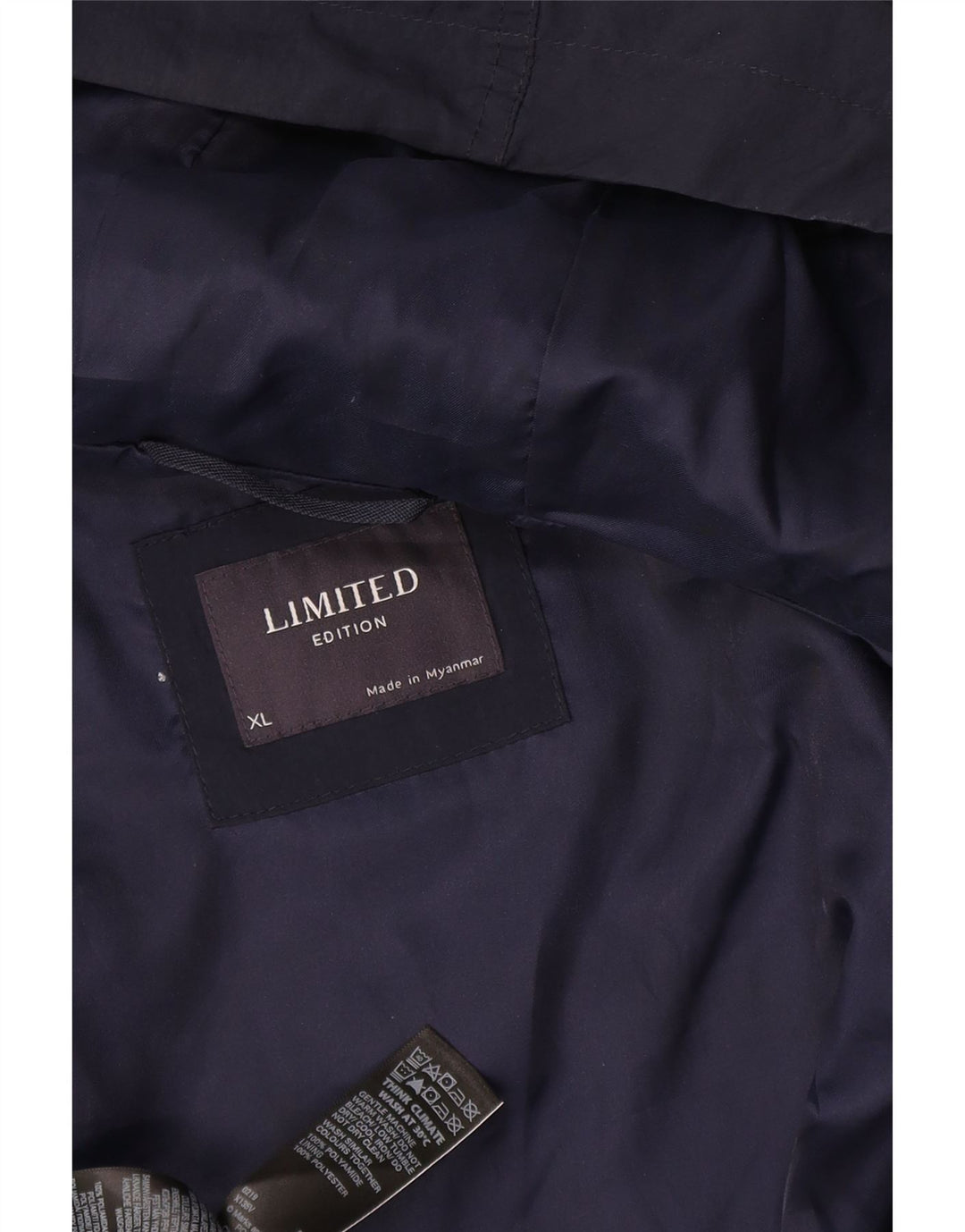 Marks & Spencer Herren Regenjacke UK 42 XL Marineblau Polyester
