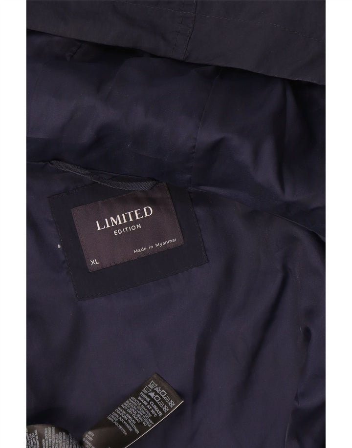 Marks & Spencer Herren Regenjacke UK 42 XL Marineblau Polyester