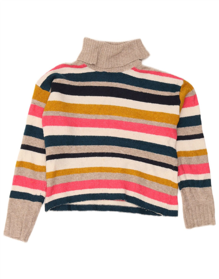 Marks & Spencer Damen-Pullover mit Rollkragen, Gr. 10, Größe S, Mehrfarbig