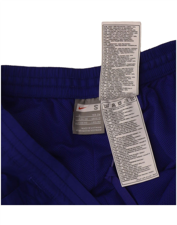Nike Damen-Trainingshose, UK 8/10, Größe S, blau, Polyester