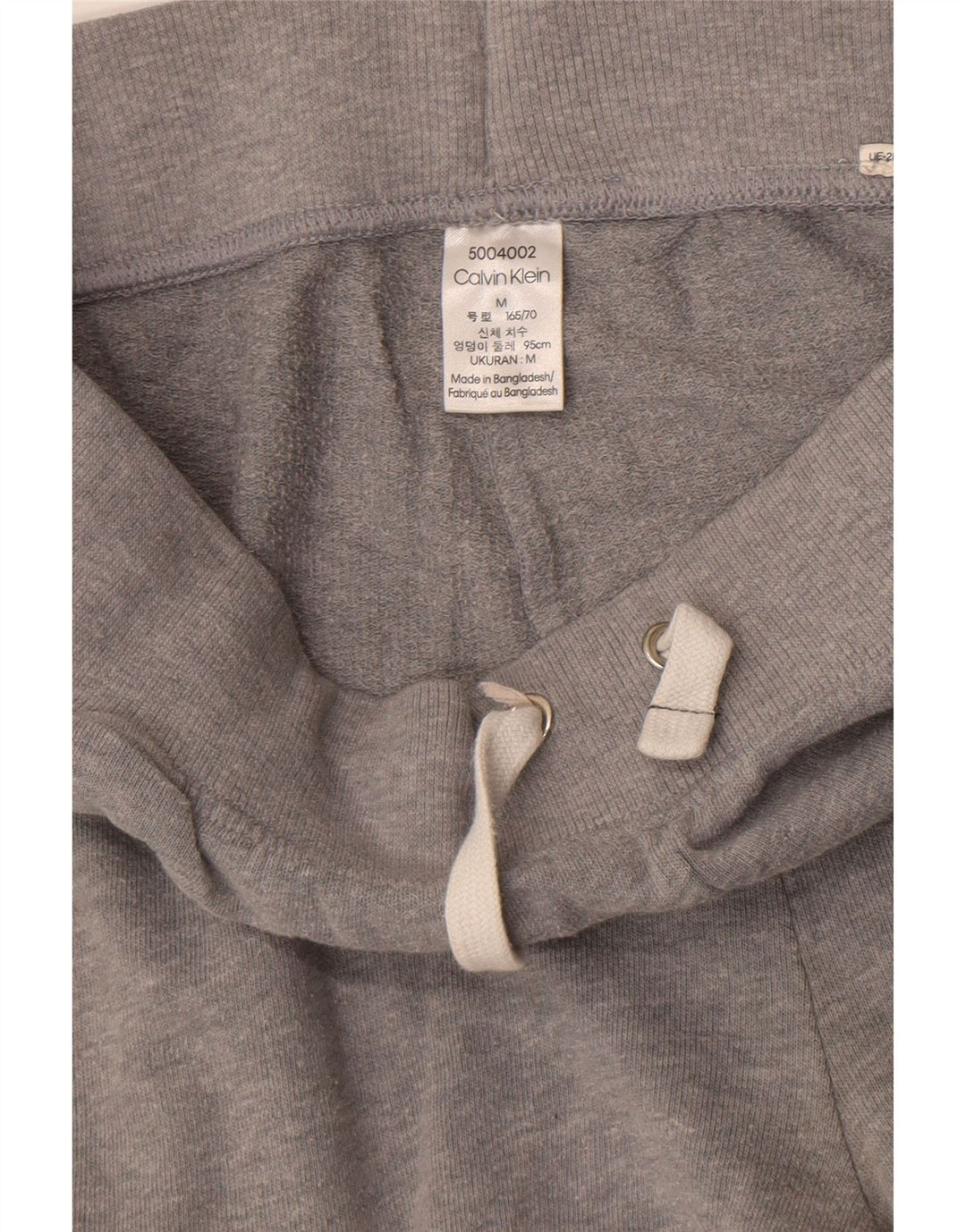 Calvin Klein Damen-Trainingshose mit Grafik, Jogginghose, UK 14, Mittelgrau