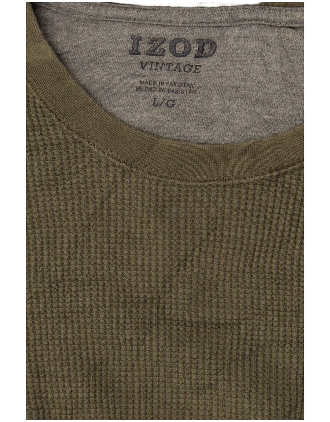 IZOD Herren-Top, langärmelig, groß, Khaki