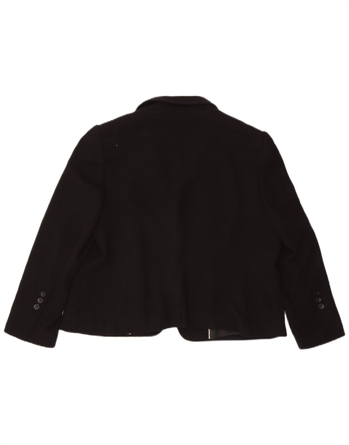 Marks & Spencer Damen 1-Knopf-Blazerjacke UK 22 3XL Schwarz