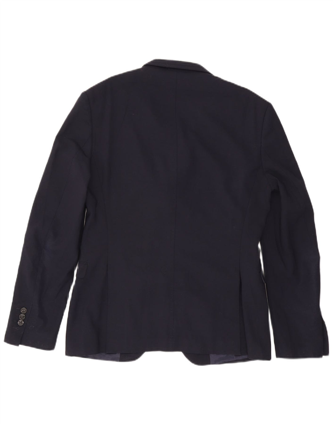 Zara Herren-Blazerjacke mit 2 Knöpfen, EU 50, mittelmarineblau, Polyester