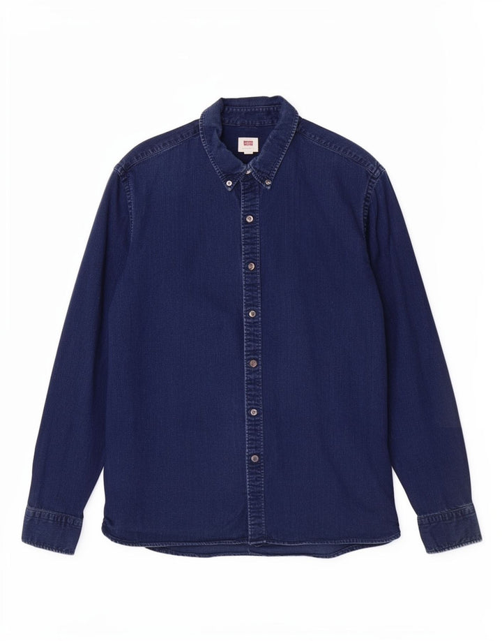 Levi's Herren-Jeanshemd XL aus blauer Baumwolle