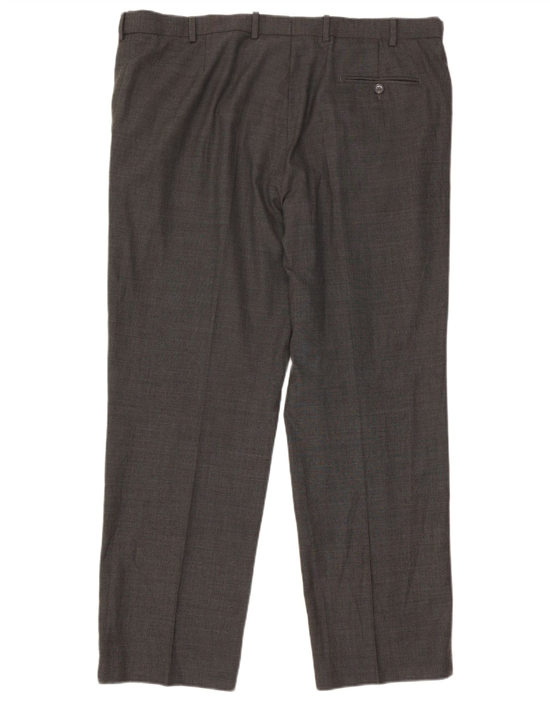 Marks & Spencer Herren-Freizeithose, gerade, W40, L31, graue Wolle