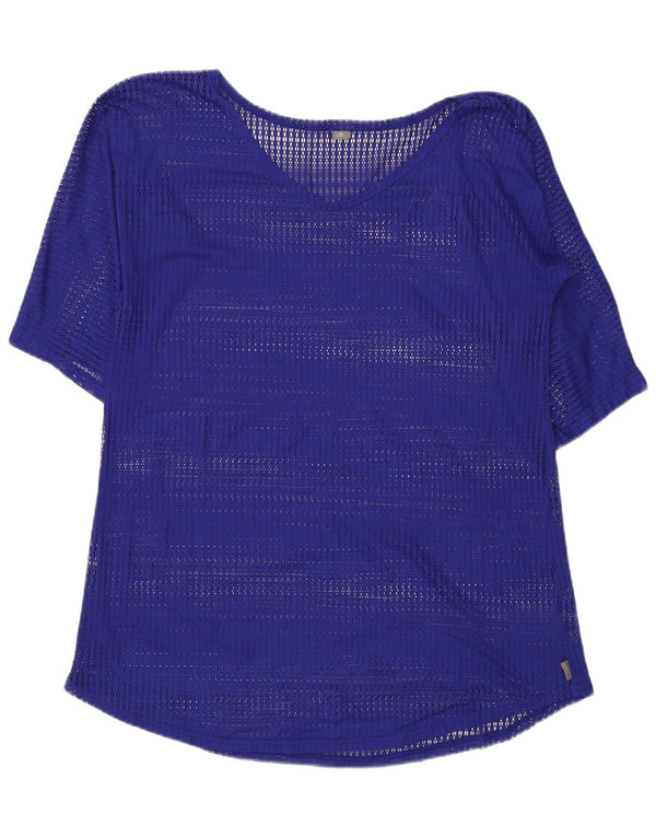 O'Neill Damen Durchsichtiges T-Shirt-Oberteil UK 18 XL Blau