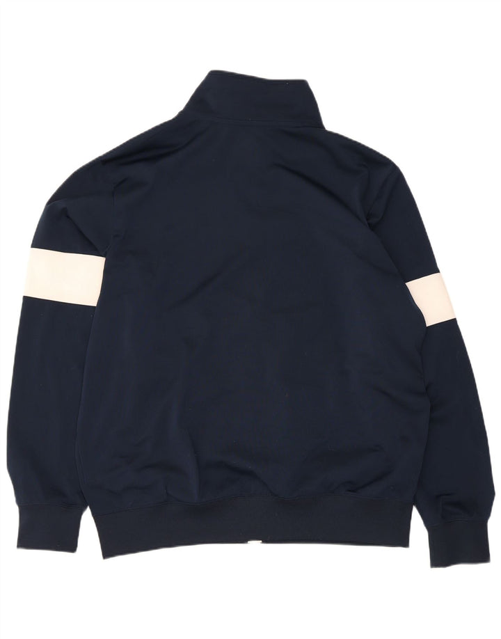 Nike Herren-Trainingsanzugoberteil mit normaler Passform, groß, Marineblau, Farbblock