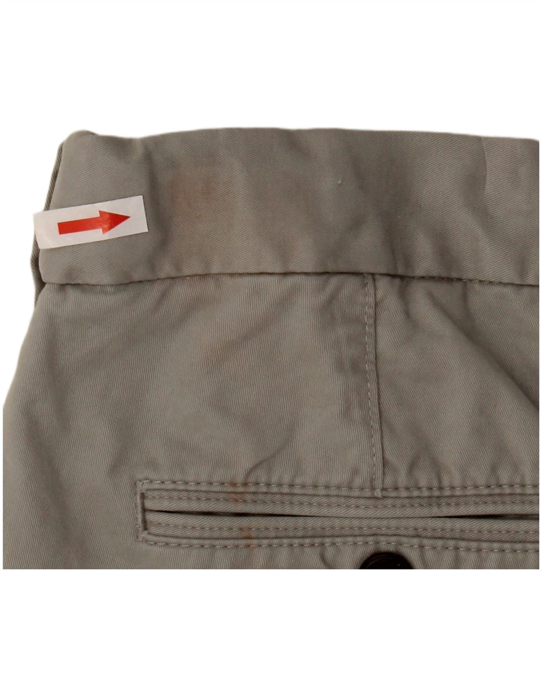 Marks & Spencer Herren Chinoshorts W34 Large Grau Baumwolle