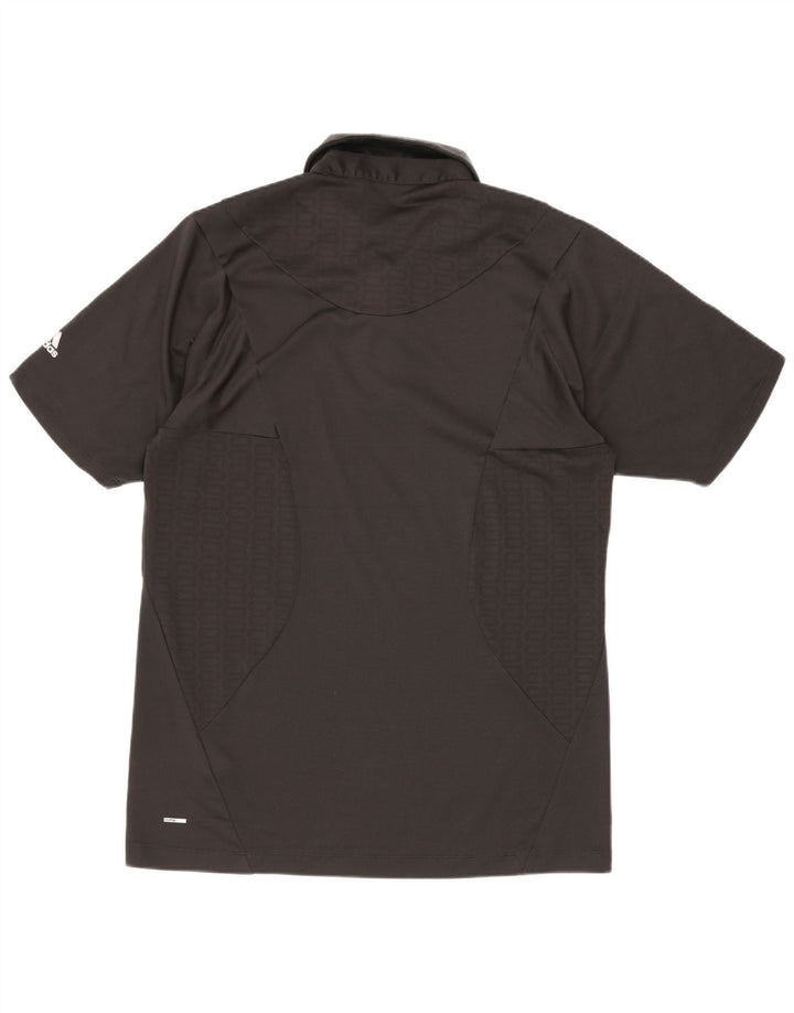 Adidas Herren Poloshirt Medium Schwarz Polyester Sport